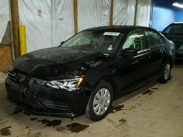 3VW2K7AJ0FM349813 - 2015 VOLKSWAGEN JETTA BASE 黑色 照片 2