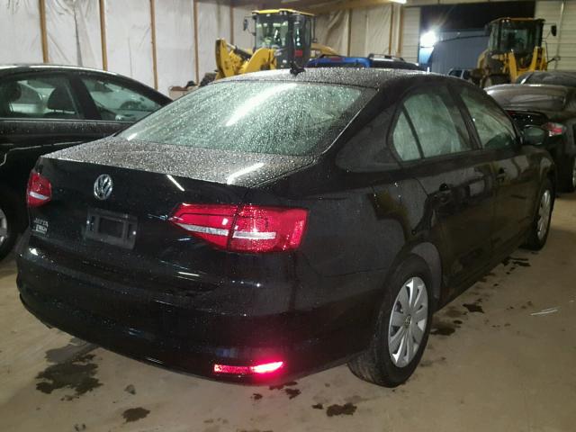 3VW2K7AJ0FM349813 - 2015 VOLKSWAGEN JETTA BASE 黑色 照片 4