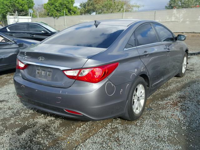 5NPEB4AC7BH193799 - 2011 HYUNDAI SONATA GLS GRAY photo 4