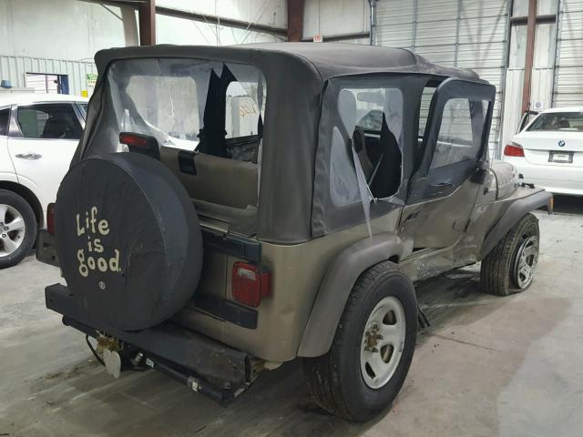 1J4FA39S56P774963 - 2006 JEEP WRANGLER X GOLD photo 4