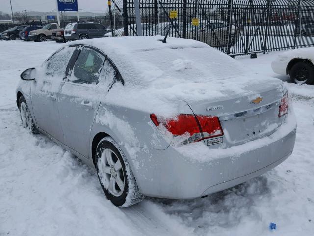 1G1PC5SB3E7188845 - 2014 CHEVROLET CRUZE LT SILVER photo 3