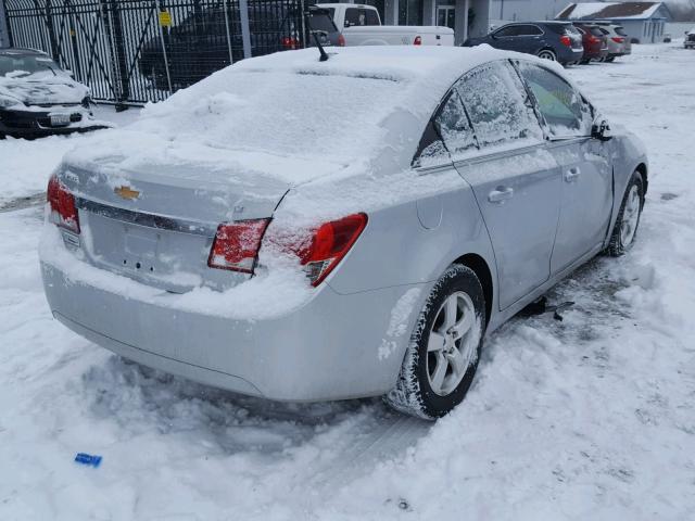 1G1PC5SB3E7188845 - 2014 CHEVROLET CRUZE LT SILVER photo 4