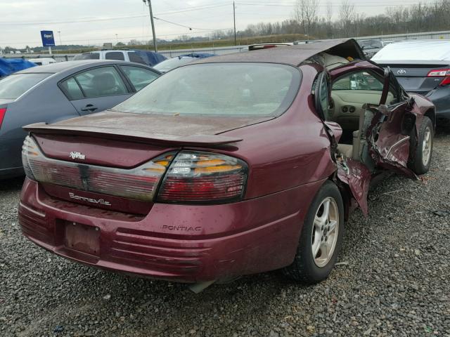 1G2HX54K824142328 - 2002 PONTIAC BONNEVILLE BURGUNDY photo 4