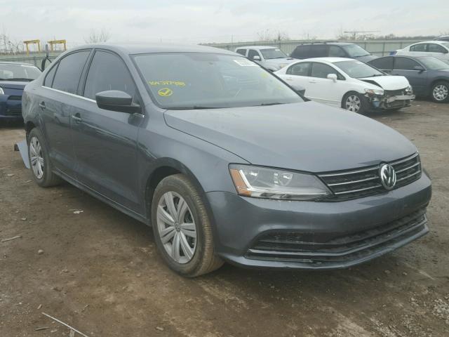 3VW2B7AJXHM347988 - 2017 VOLKSWAGEN JETTA S GRAY photo 1