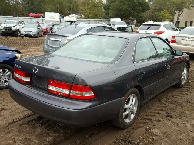 JT8BF28G215109793 - 2001 LEXUS ES 300 GRAY photo 4