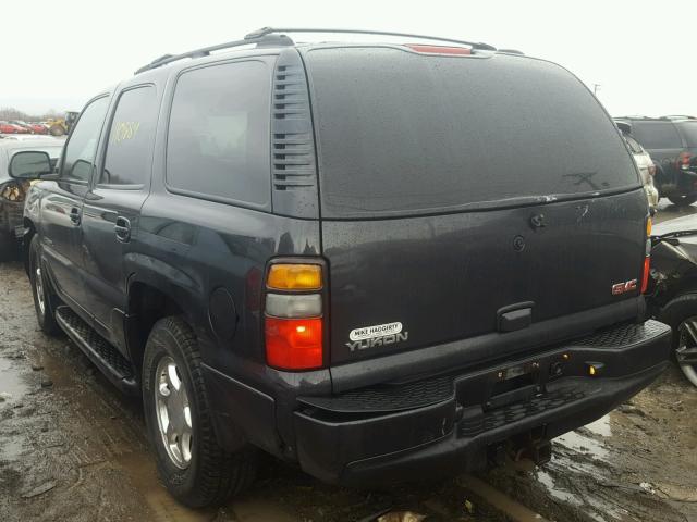 1GKEK63U04J145254 - 2004 GMC YUKON DENA GRAY photo 3