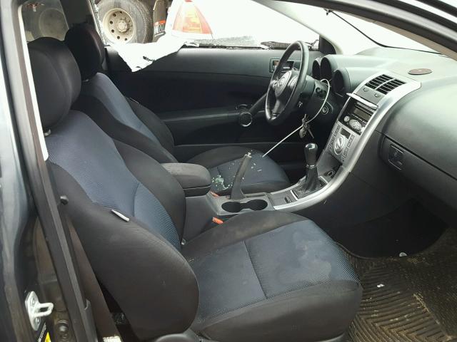 JTKDE167370147705 - 2007 TOYOTA SCION TC GRAY photo 5