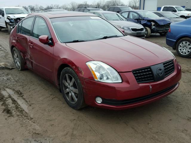 1N4BA41E16C827350 - 2006 NISSAN MAXIMA SE MAROON photo 1