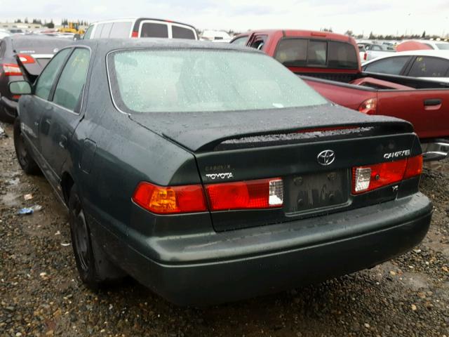 4T1BF22K91U124470 - 2001 TOYOTA CAMRY LE GREEN photo 3