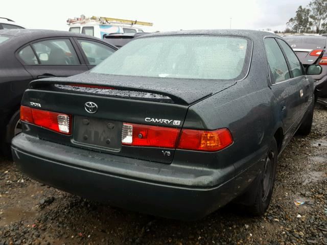 4T1BF22K91U124470 - 2001 TOYOTA CAMRY LE GREEN photo 4