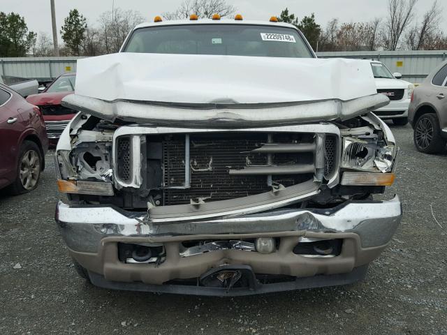 1FTNW20P54EE01551 - 2004 FORD F250 SUPER WHITE photo 7