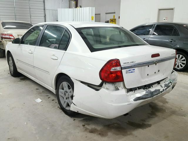 1G1ZT51826F156474 - 2006 CHEVROLET MALIBU LT WHITE photo 3