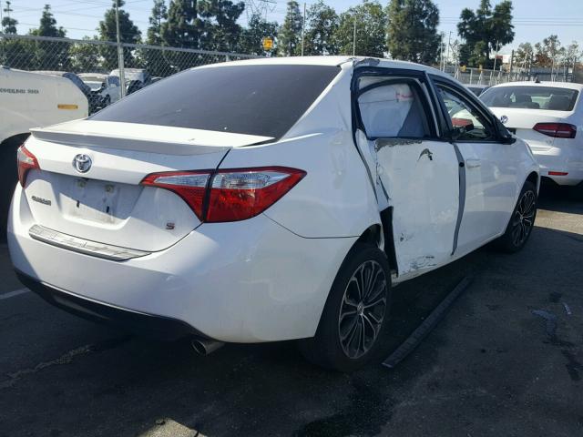 5YFBURHE0GP476928 - 2016 TOYOTA COROLLA L WHITE photo 4