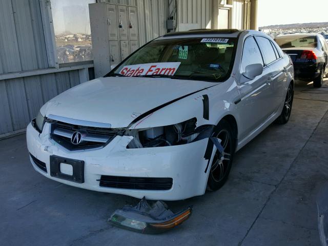 19UUA66294A041657 - 2004 ACURA TL WHITE photo 2