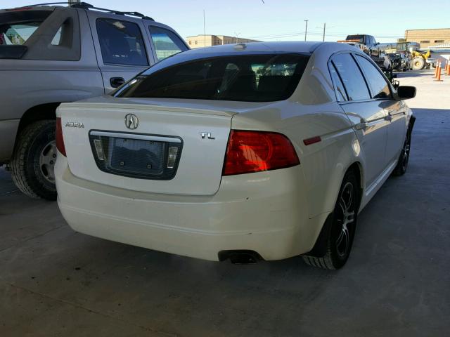 19UUA66294A041657 - 2004 ACURA TL WHITE photo 4