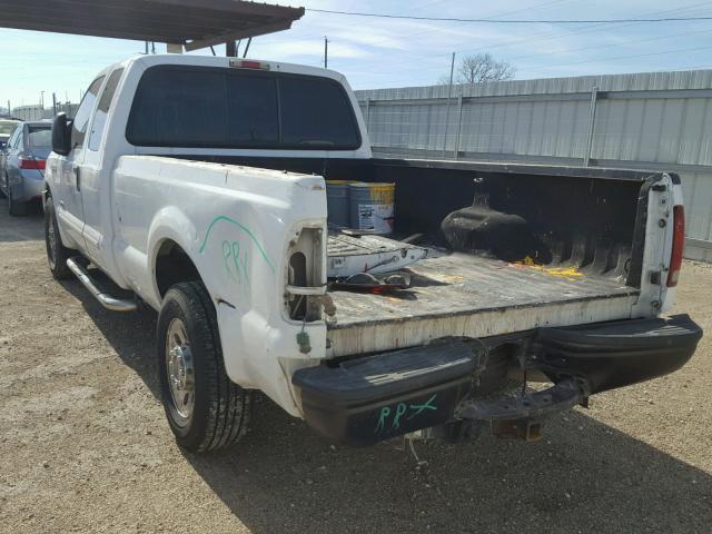 1FTSX20P75EB50663 - 2005 FORD F250 SUPER WHITE photo 3