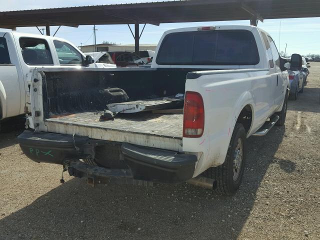 1FTSX20P75EB50663 - 2005 FORD F250 SUPER WHITE photo 4