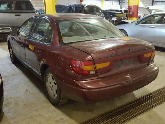 1G8ZK54711Z271615 - 2001 SATURN SL2 MAROON photo 3