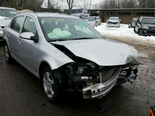 1G1AL58F887223304 - 2008 CHEVROLET COBALT LT SILVER photo 1