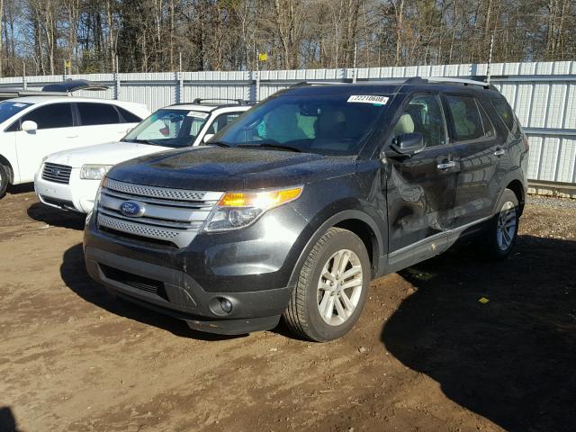 1FM5K7D8XFGA95168 - 2015 FORD EXPLORER X BLACK photo 2