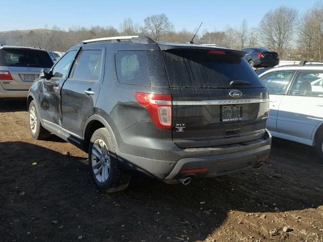 1FM5K7D8XFGA95168 - 2015 FORD EXPLORER X BLACK photo 3