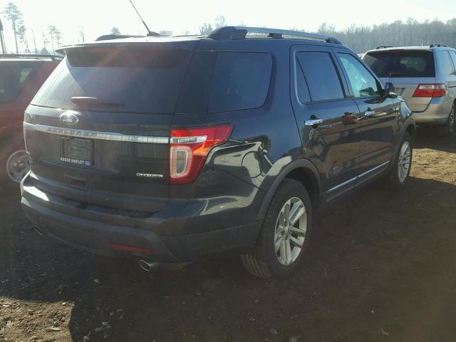 1FM5K7D8XFGA95168 - 2015 FORD EXPLORER X BLACK photo 4