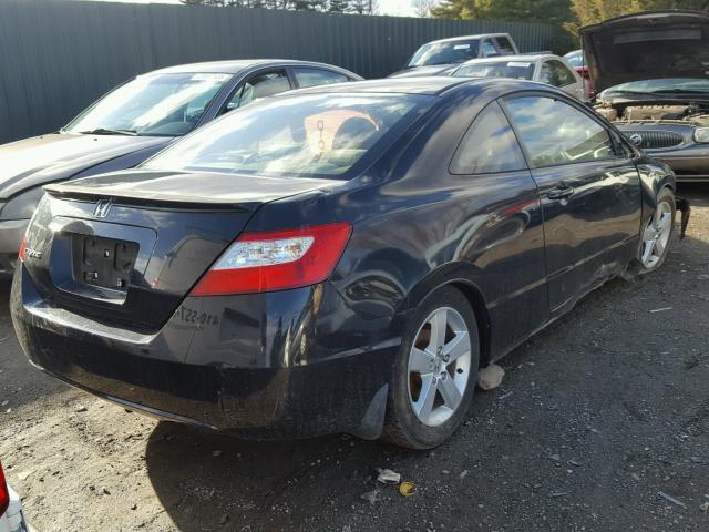 2HGFG12856H527939 - 2006 HONDA CIVIC EX BLACK photo 4