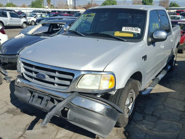 1FTRW07LX2KD18205 - 2002 FORD F150 SUPER SILVER photo 2