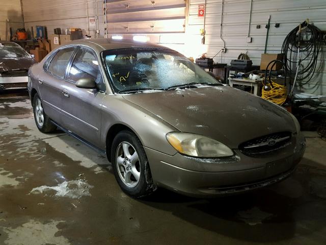 1FAFP53U72G179137 - 2002 FORD TAURUS SE BROWN photo 1