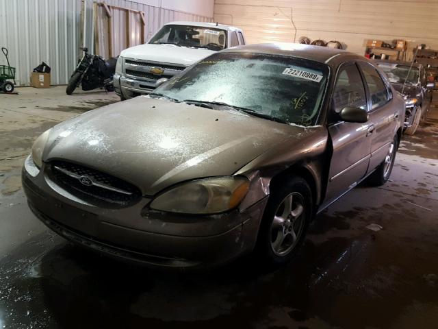 1FAFP53U72G179137 - 2002 FORD TAURUS SE BROWN photo 2