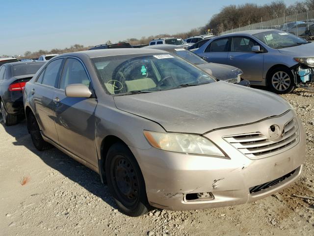 4T1BE46K27U536084 - 2007 TOYOTA CAMRY GOLD photo 1