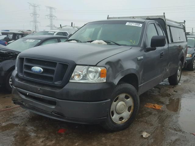 1FTRF122X7NA63517 - 2007 FORD F150 GRAY photo 2