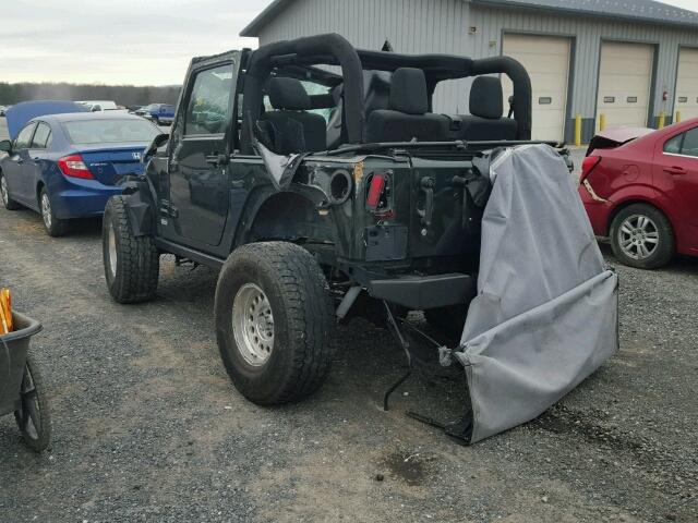 1J4AA2D17BL508445 - 2011 JEEP WRANGLER S GREEN photo 3