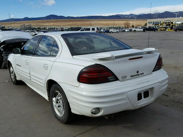 1G2NF52T41M598794 - 2001 PONTIAC GRAND AM S WHITE photo 3