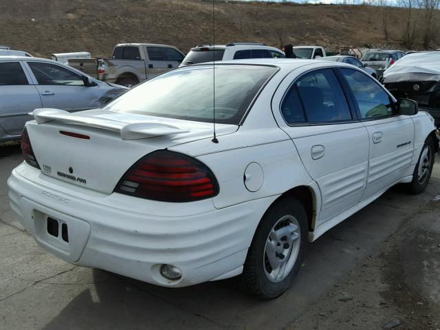 1G2NF52T41M598794 - 2001 PONTIAC GRAND AM S WHITE photo 4