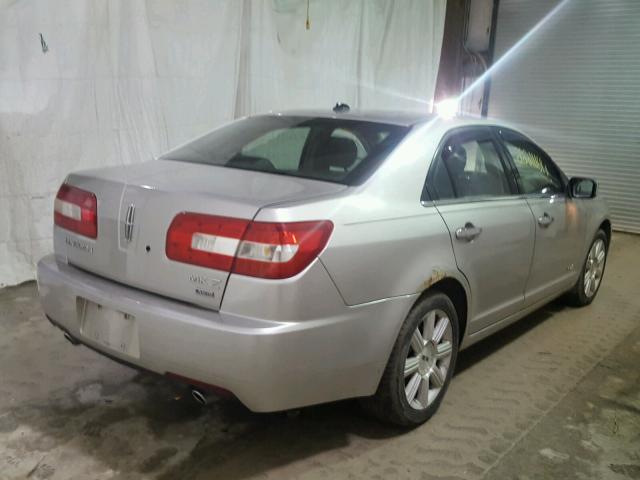 3LNHM28T87R613037 - 2007 LINCOLN MKZ SILVER photo 4