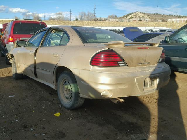 1G2NE52E25M242189 - 2005 PONTIAC GRAND AM S GOLD photo 3