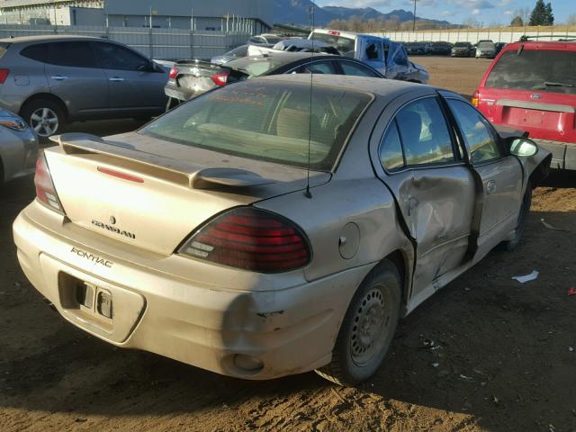 1G2NE52E25M242189 - 2005 PONTIAC GRAND AM S ოქროსფერი ფოტო 4