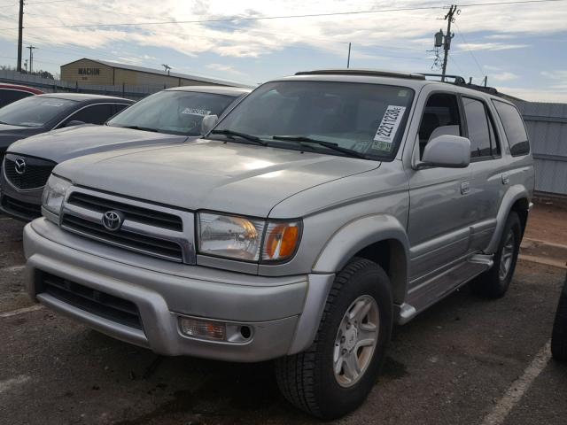 JT3GN87R7Y0143319 - 2000 TOYOTA 4RUNNER LI SILVER photo 2