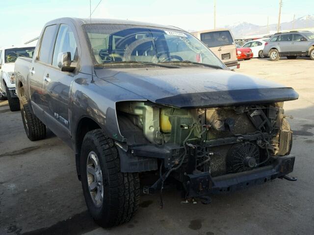 1N6AA07B07N244184 - 2007 NISSAN TITAN XE GRAY photo 1