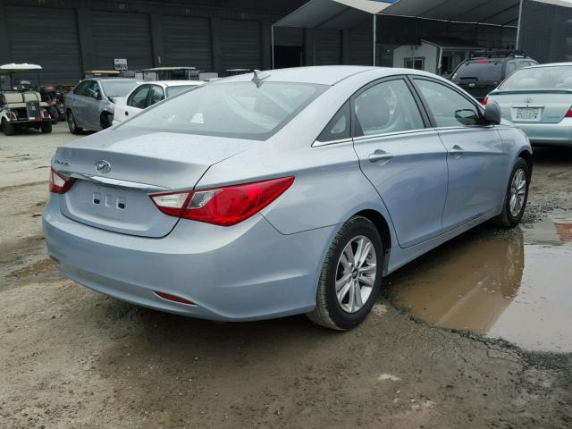 5NPEB4AC2DH715936 - 2013 HYUNDAI SONATA GLS GRAY photo 4