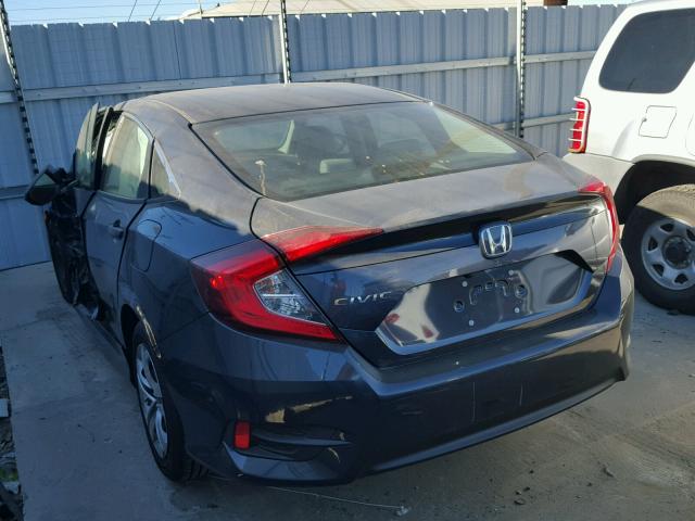 2HGFC2F59HH552802 - 2017 HONDA CIVIC LX BLUE photo 3