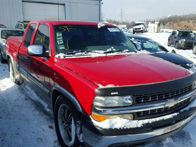 2GCEC19V1X1127906 - 1999 CHEVROLET SILVERADO RED photo 1