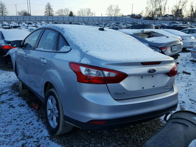 1FADP3F22DL115829 - 2013 FORD FOCUS SE SILVER photo 3