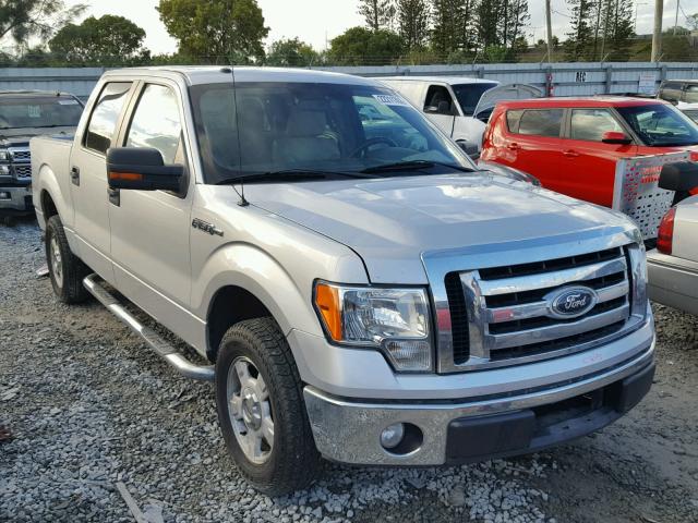 1FTEW1C81AKA67322 - 2010 FORD F150 SUPER SILVER photo 1