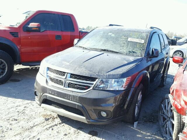 3C4PDCBG0ET211255 - 2014 DODGE JOURNEY SX CHARCOAL photo 2