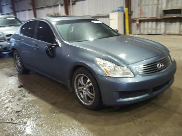 JNKBV61E88M218701 - 2008 INFINITI G35 BLUE photo 1