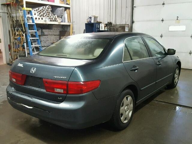 1HGCM56455A137656 - 2005 HONDA ACCORD LX GRAY photo 4