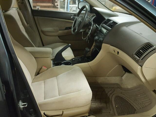 1HGCM56455A137656 - 2005 HONDA ACCORD LX GRAY photo 5