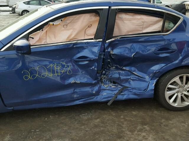 19UDE2F37HA012878 - 2017 ACURA ILX BASE BLUE photo 10